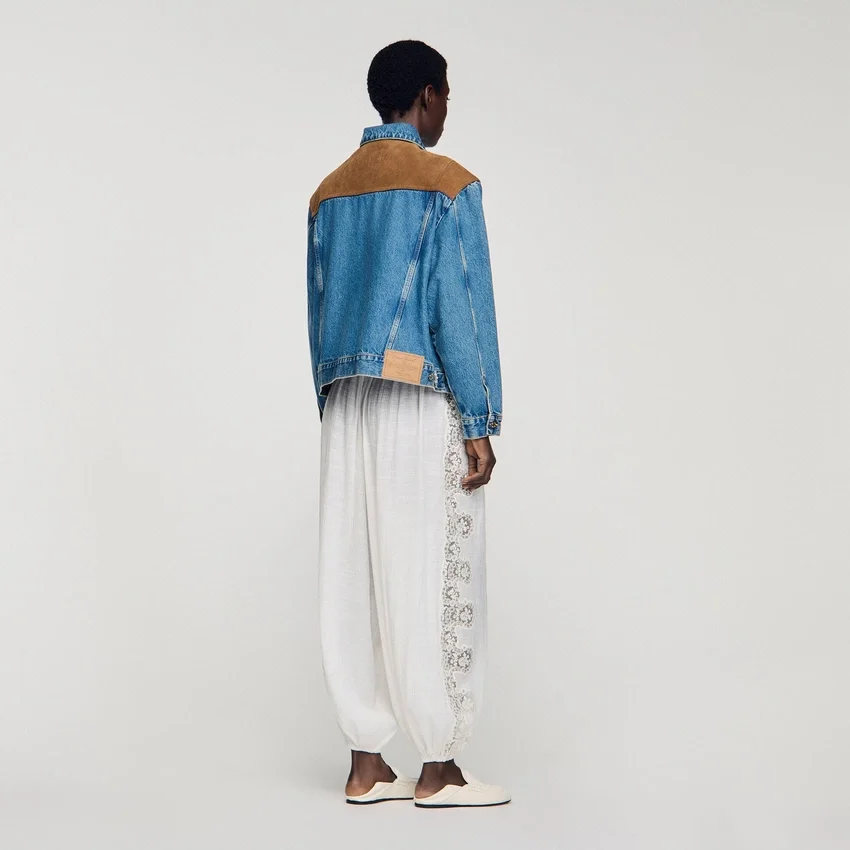 Denim and suede jacket Denim and suede jacket