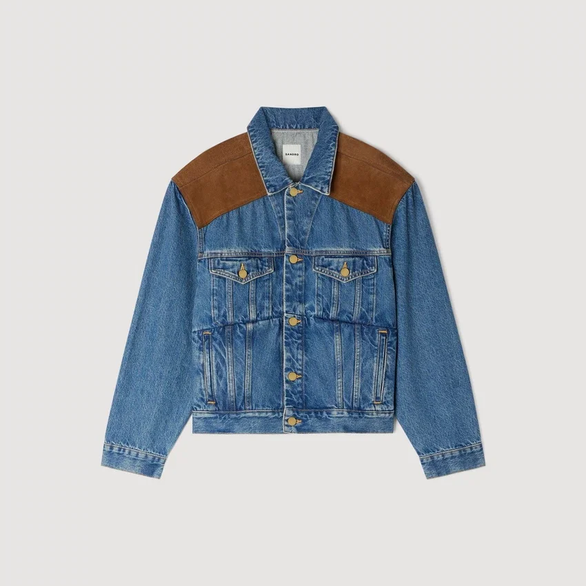 Denim and suede jacket Denim and suede jacket