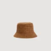 Denim bucket hat with patch