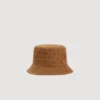Denim bucket hat with patch