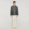 Denim-effect worker jacket Denim-effect worker jacket