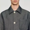 Denim-effect worker jacket Denim-effect worker jacket