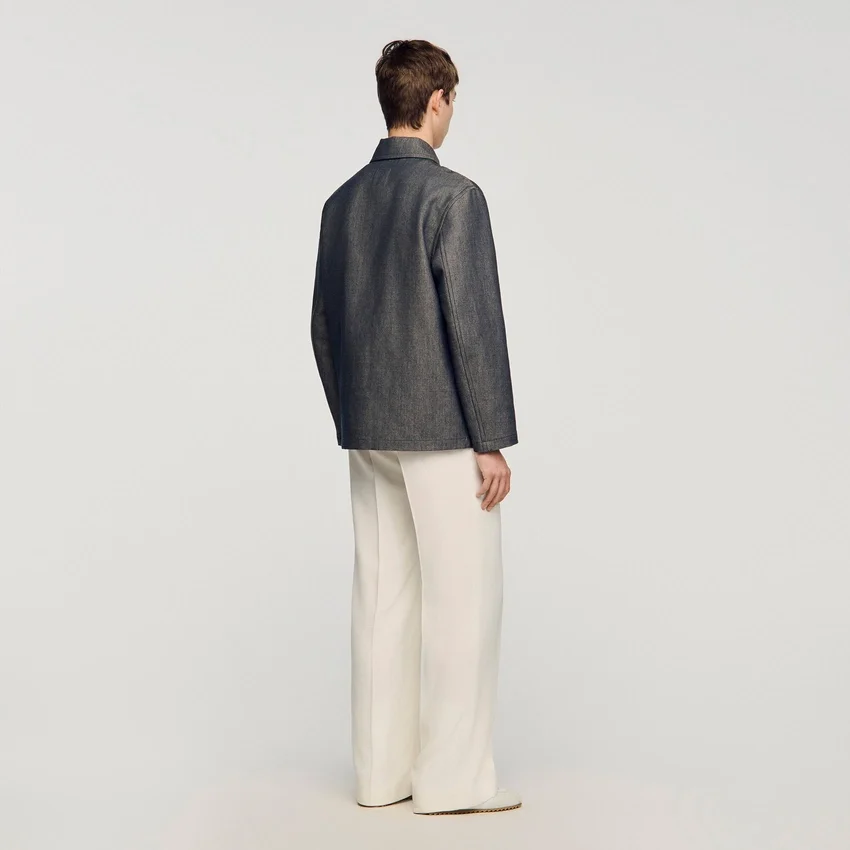 Denim-effect worker jacket Denim-effect worker jacket