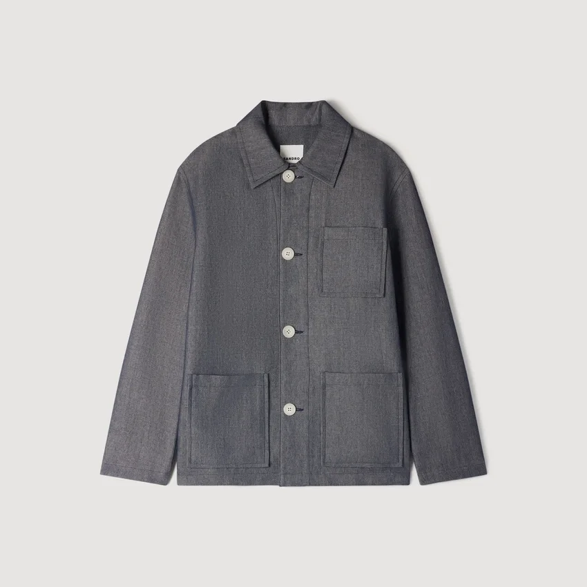 Denim-effect worker jacket Denim-effect worker jacket