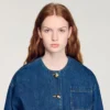 Denim jacket with fancy buttons Denim jacket with fancy buttons