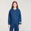 Denim jacket with fancy buttons Denim jacket with fancy buttons