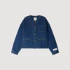 Denim jacket with fancy buttons Denim jacket with fancy buttons