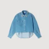 Denim shirt with rhinestones Denim shirt with rhinestones