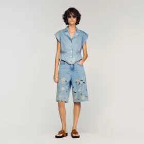 Denim top