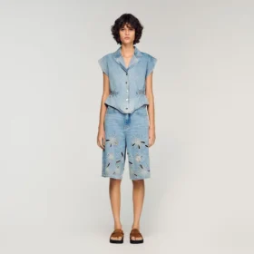 Denim top