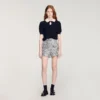 Detachable collar cable knit sweater Detachable collar cable knit sweater