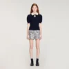 Detachable collar cable knit sweater Detachable collar cable knit sweater