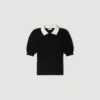 Detachable collar cable knit sweater Detachable collar cable knit sweater