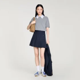 Detachable collar wool sweater Detachable collar wool sweater