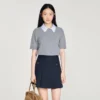 Detachable collar wool sweater Detachable collar wool sweater