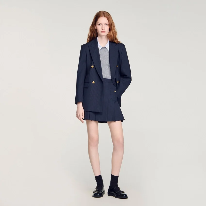 Detachable collar wool sweater Detachable collar wool sweater