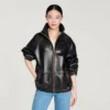 Distressed leather jacket Distressed leather jacket