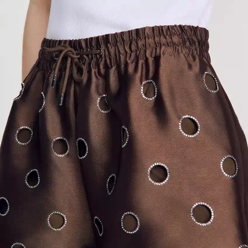 Distressed rhinestone shorts Distressed rhinestone shorts