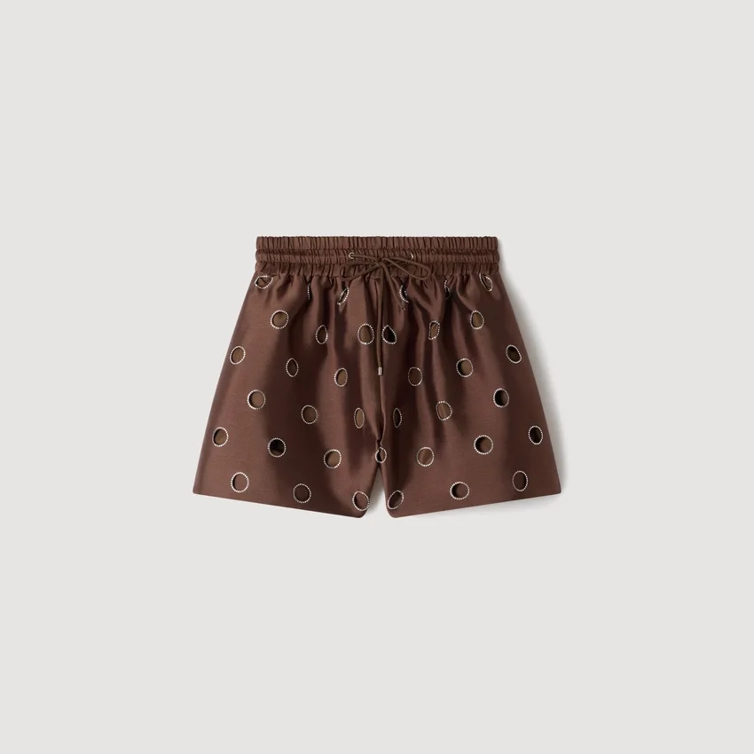 Distressed rhinestone shorts Distressed rhinestone shorts