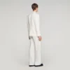 Double-breasted linen suit jacket Double-breasted linen suit jacket