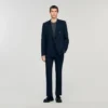 Double-breasted suit jacket