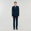 Double-breasted suit jacket