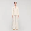 Double-breasted suit jacket