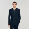 Double-breasted suit jacket