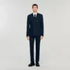 Double-breasted suit jacket