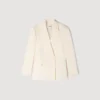 Double-breasted suit jacket