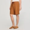 Elastic waist linen shorts Elastic waist linen shorts