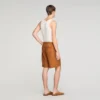 Elastic waist linen shorts Elastic waist linen shorts