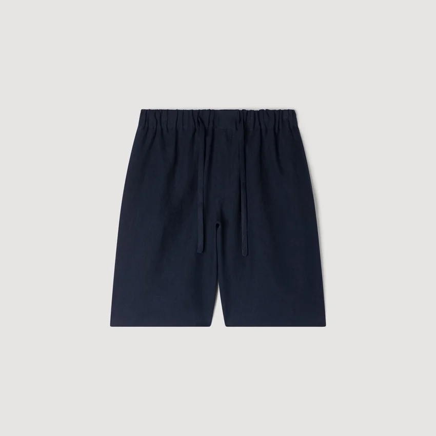 Elastic waist linen shorts Elastic waist linen shorts