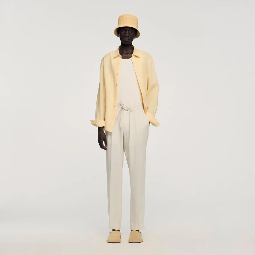 Elasticated linen trousers Elasticated linen trousers