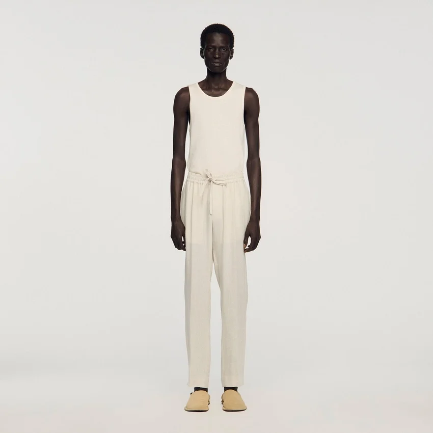 Elasticated linen trousers Elasticated linen trousers
