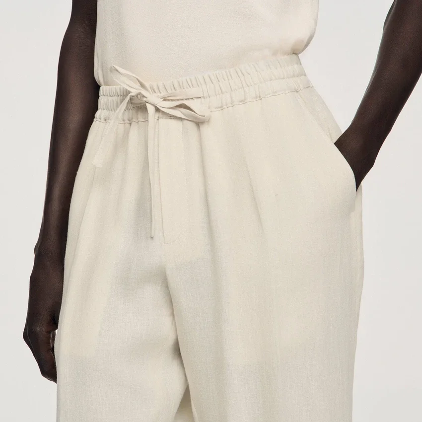 Elasticated linen trousers Elasticated linen trousers