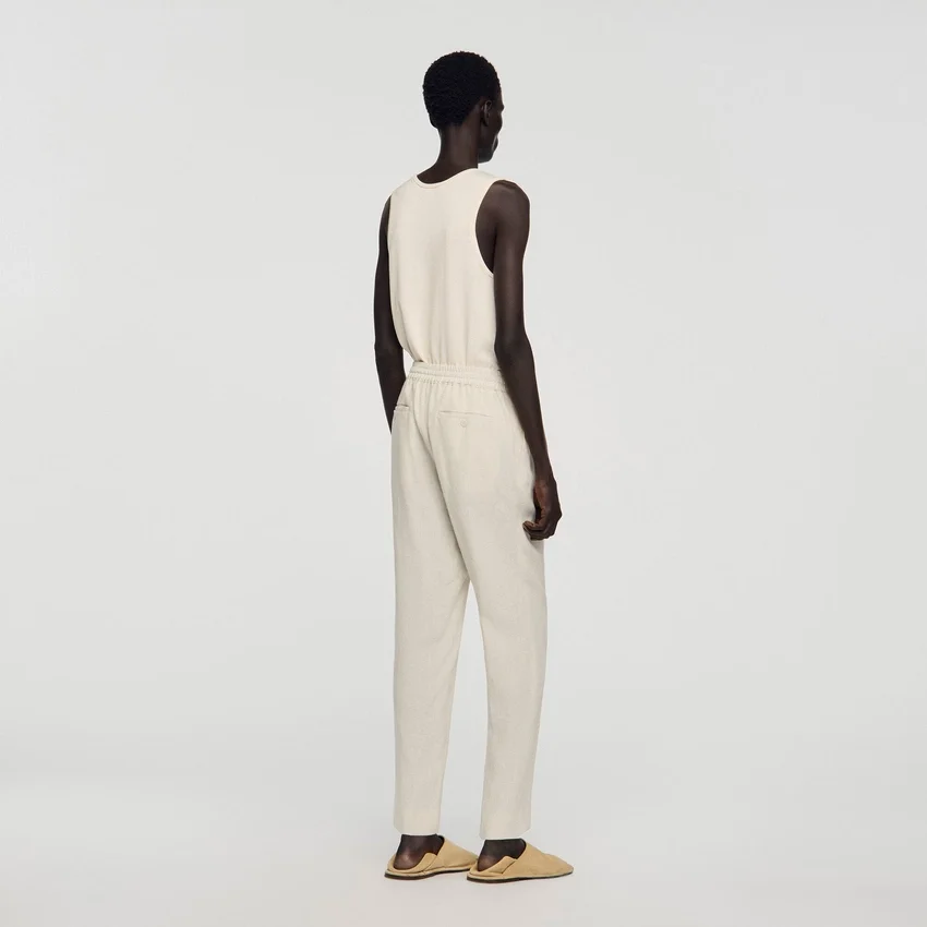Elasticated linen trousers Elasticated linen trousers