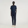 Elasticated straight-leg trousers Elasticated straight-leg trousers