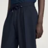 Elasticated straight-leg trousers Elasticated straight-leg trousers
