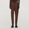 Elasticated straight-leg trousers Elasticated straight-leg trousers