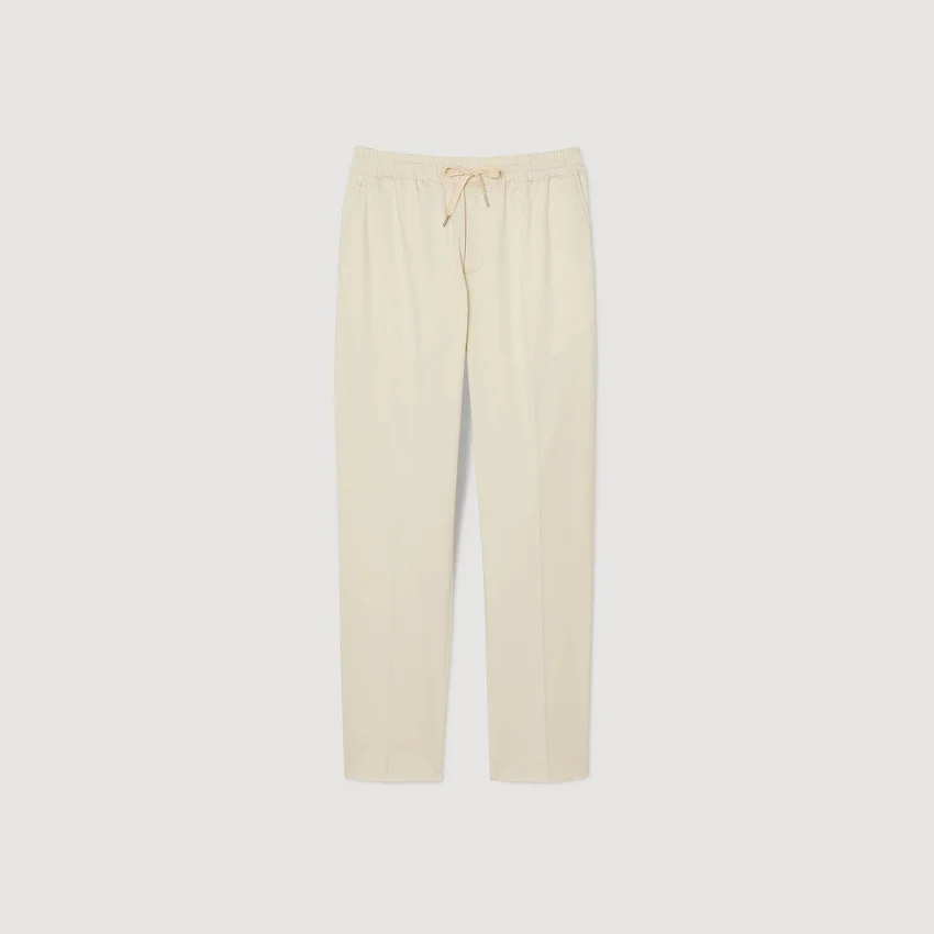Elasticated straight-leg trousers Elasticated straight-leg trousers