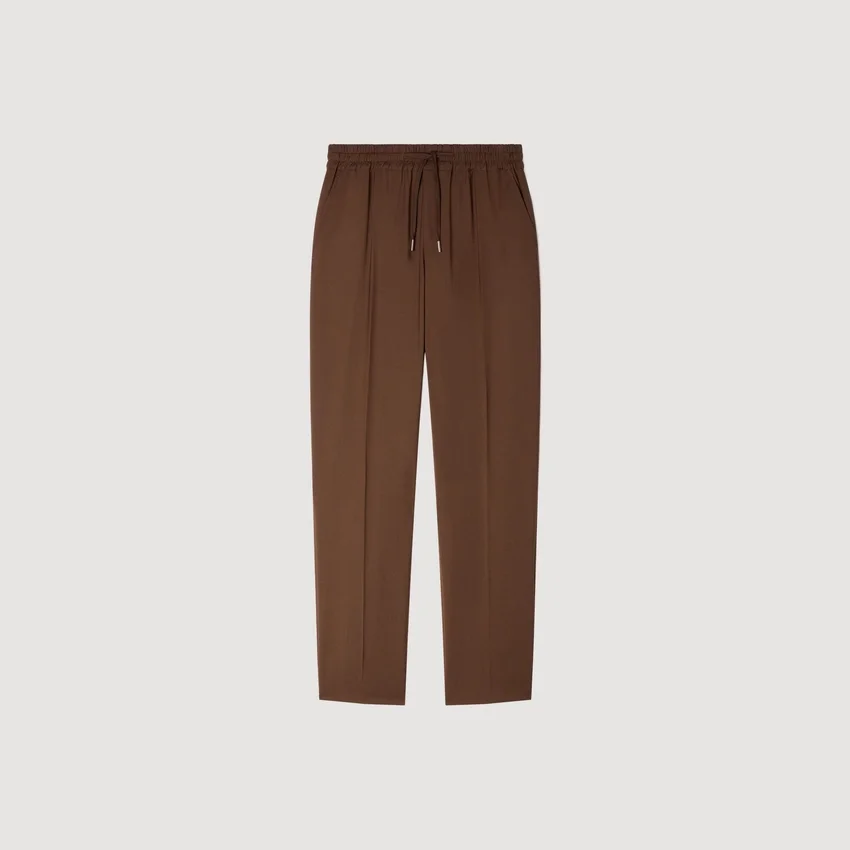 Elasticated straight-leg trousers Elasticated straight-leg trousers