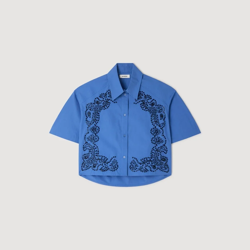 Embroidered and beaded shirt Embroidered and beaded shirt