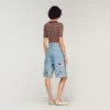 Embroidered Bermuda shorts Embroidered Bermuda shorts