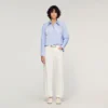 Embroidered cotton shirt Embroidered cotton shirt