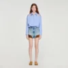Embroidered cotton shirt Embroidered cotton shirt