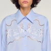 Embroidered cotton shirt Embroidered cotton shirt