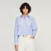 Embroidered cotton shirt Embroidered cotton shirt