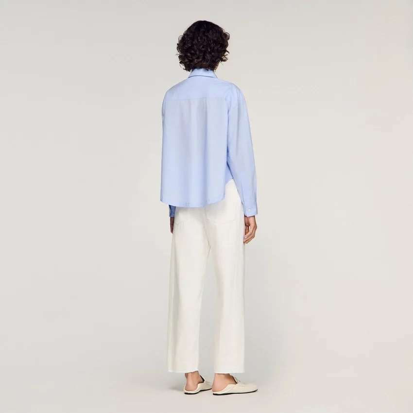 Embroidered cotton shirt Embroidered cotton shirt
