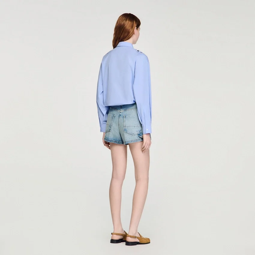 Embroidered cotton shirt Embroidered cotton shirt